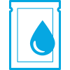 Cleaning wipe with droplet clipart