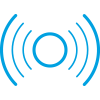 Ultrasonic waves clipart