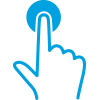 Press button clipart