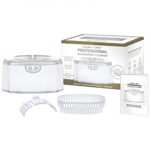 Clean + Care Professional Ultrasonic Cleaner with basket and watch attachment