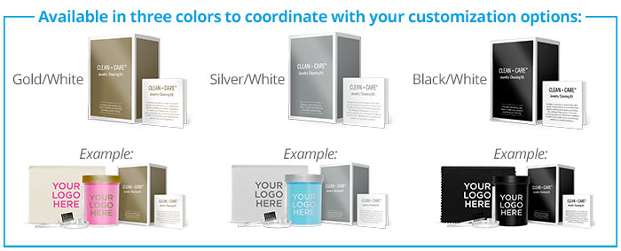 Kingswood_Clean_and_Care_Kit_Color_options - The Kingswood Company private-label customization options