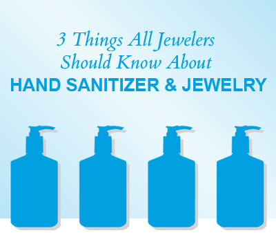 Hand sanitizer and jewelry