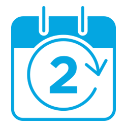 2 on calendar clipart