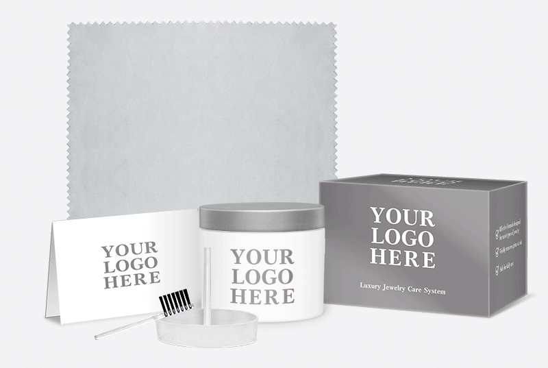 Customization option examples for jewelry care system