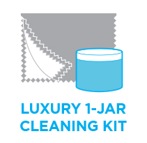 Luxury 1 jar cleaning kit clipart