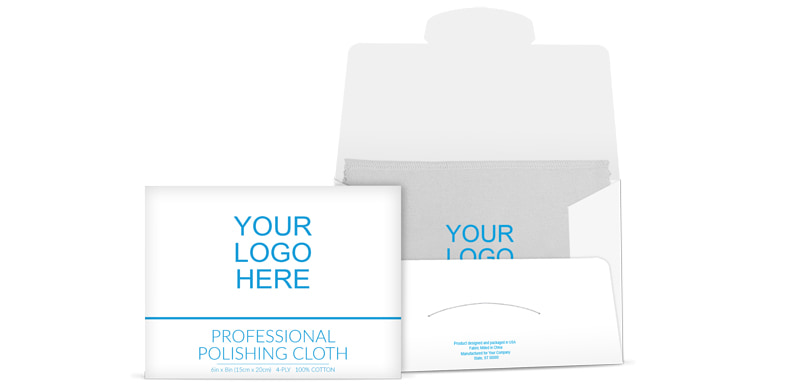 The Kingswood Company - Professional Polishing Cloth - Custom Printed Packaging - Envelope