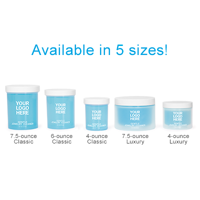 Gentle Jewelry Cleaner Jar Sizes