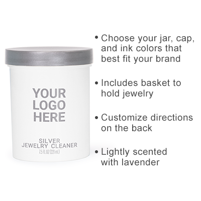 Silver Jewelry Cleaner with Callouts
