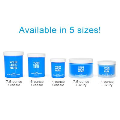 Fine Jewelry Cleaner Jar Sizes