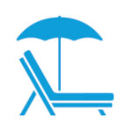 paid vacation icon