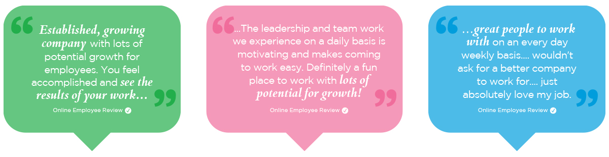 employee testimonials