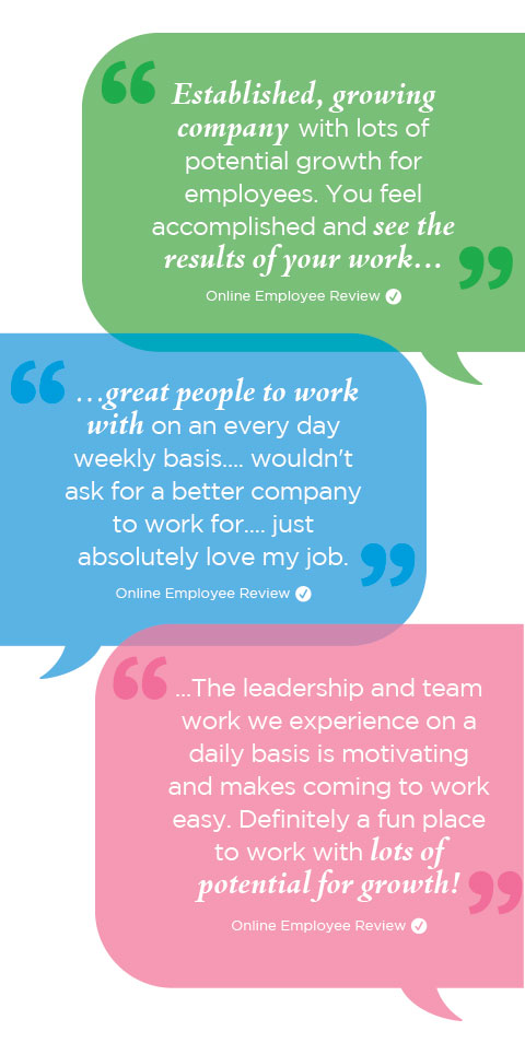 employee testimonials